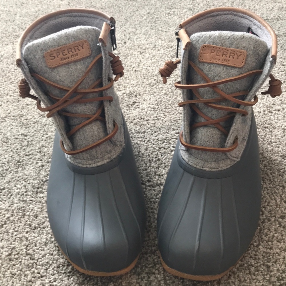 Sperry Saltwater Emboss Wool Boots
